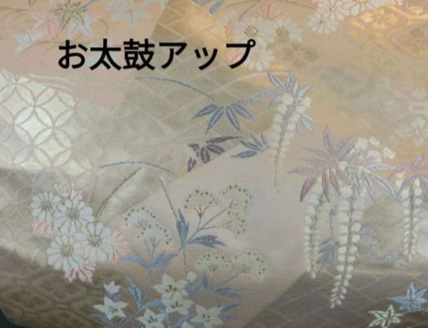 NO384 　売約済み　躾付き　友禅正絹　訪問着フルセット　正絹長襦袢付き