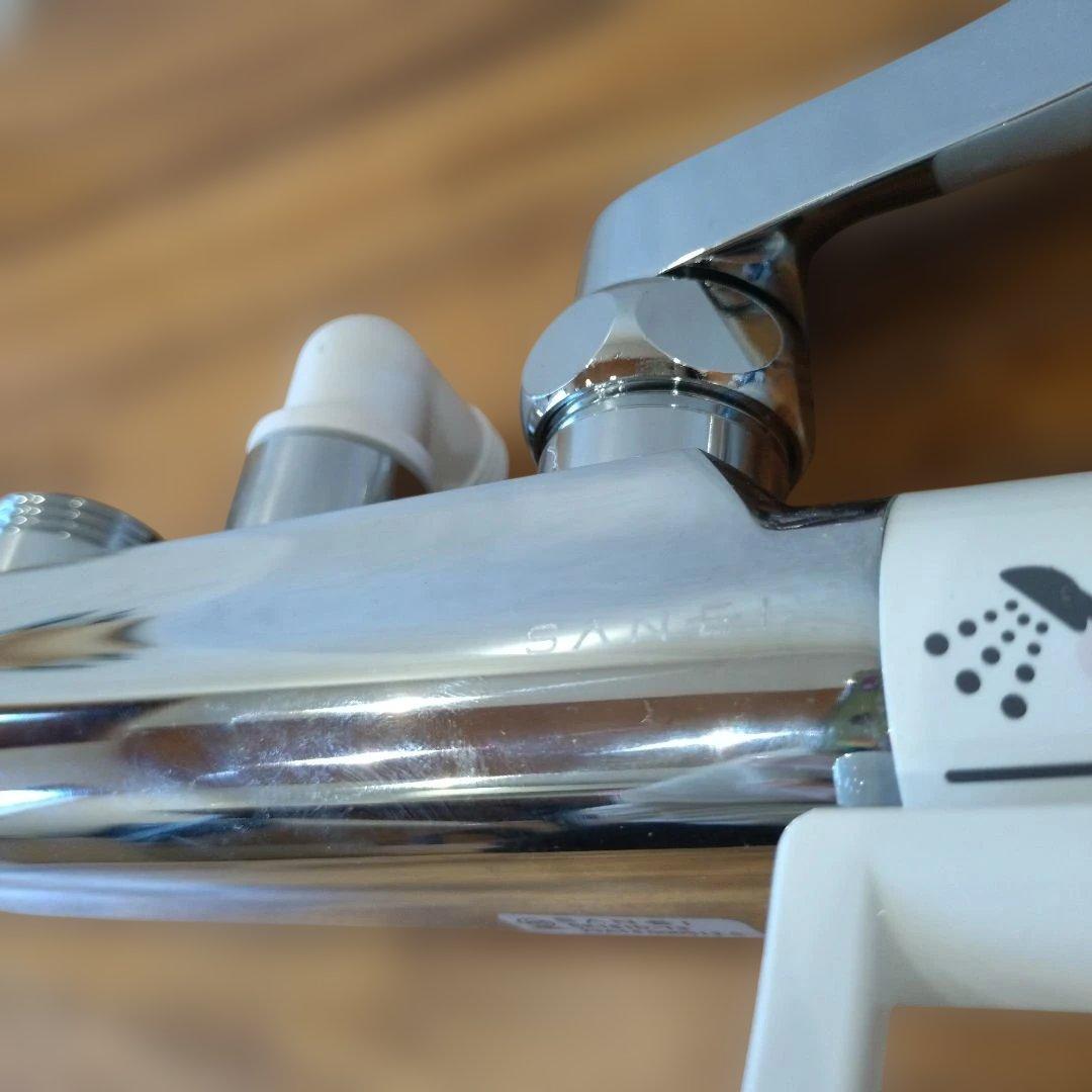 【未使用】サーモ　シャワー　混合栓　ホワイトシャワーヘッドセット