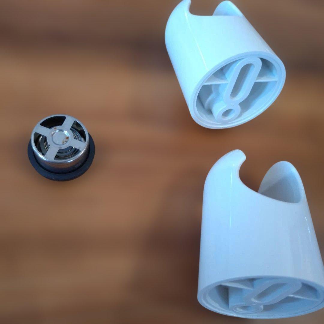 【未使用】サーモ　シャワー　混合栓　ホワイトシャワーヘッドセット