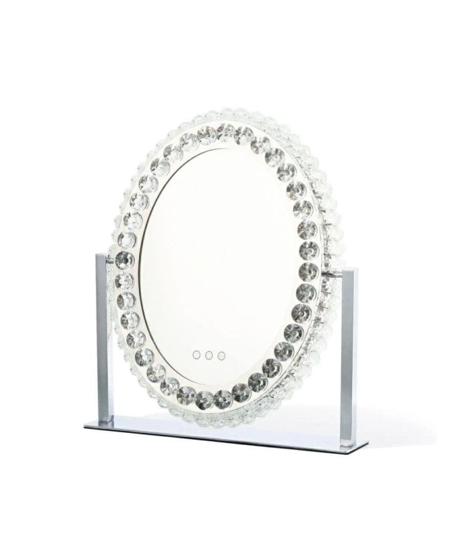 新品未使用 Francfranc フランフラン ブリエ ハリウッドミラーラウンド