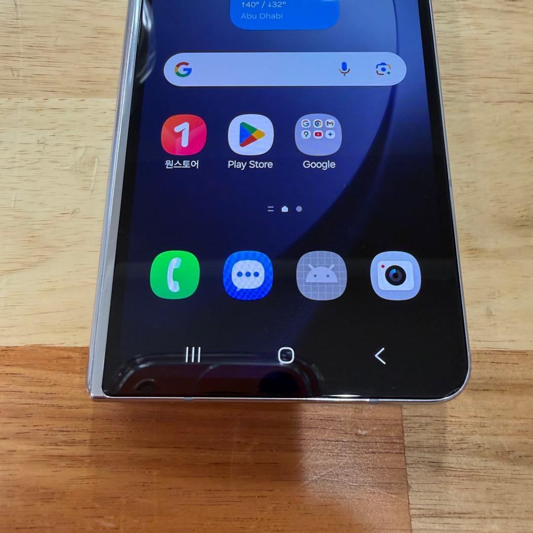 超美品 Galaxy fold5 512GB アイシーブルー韓国