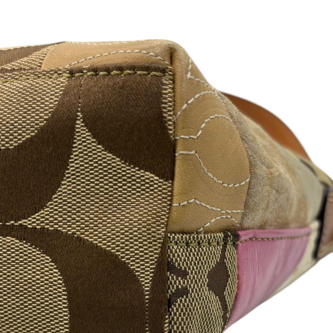 バッグ Coach Patchwork Signature shoulderbag870