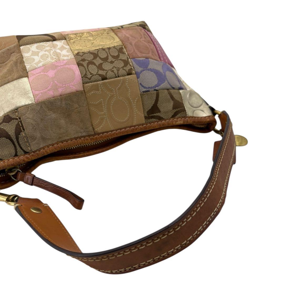 バッグ Coach Patchwork Signature shoulderbag870