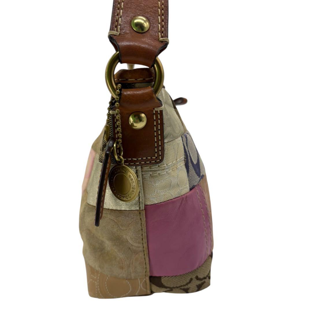 バッグ Coach Patchwork Signature shoulderbag870