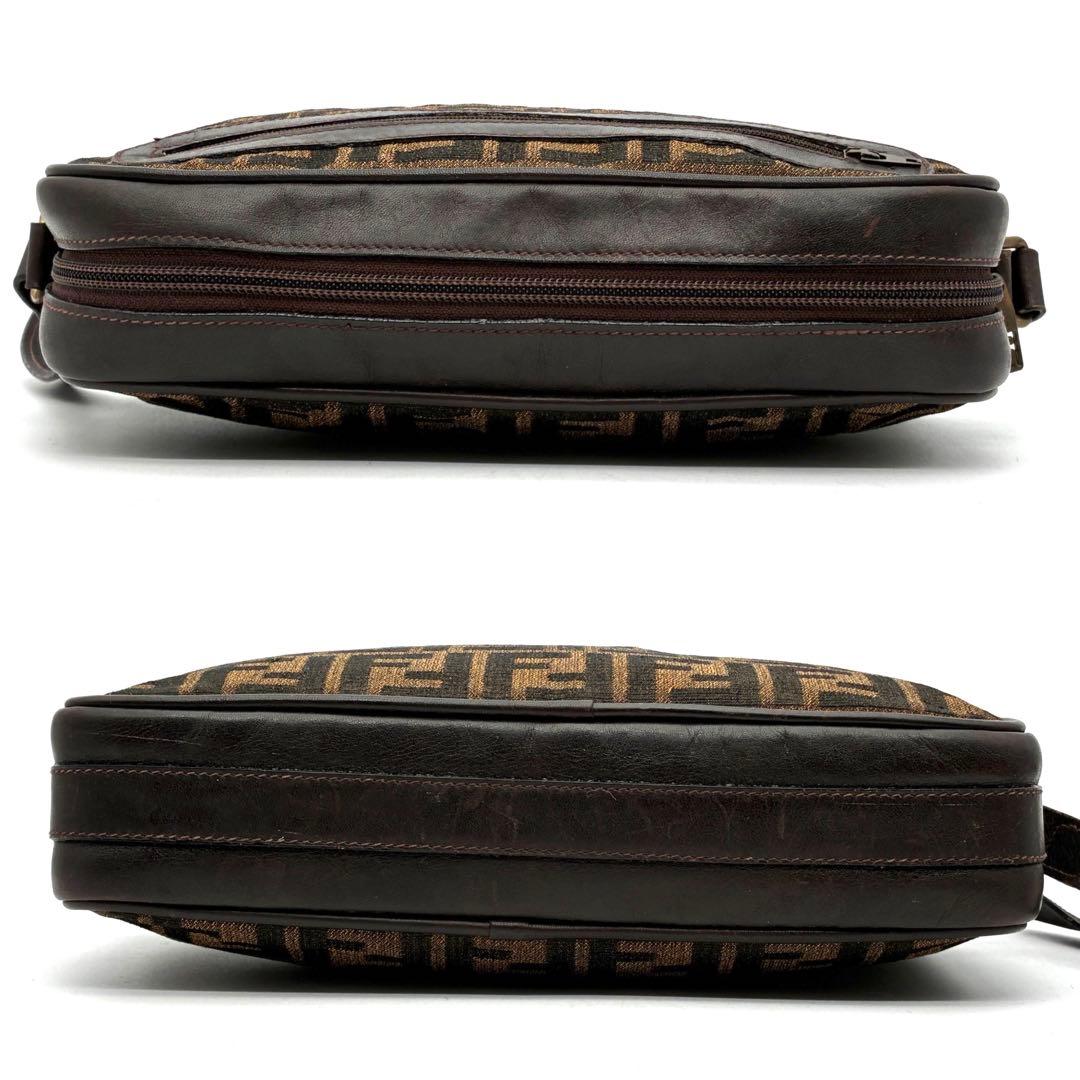 廃盤・正規品 フェンディ ショルダーバッグ ズッカ柄 FF ユニセックス 茶