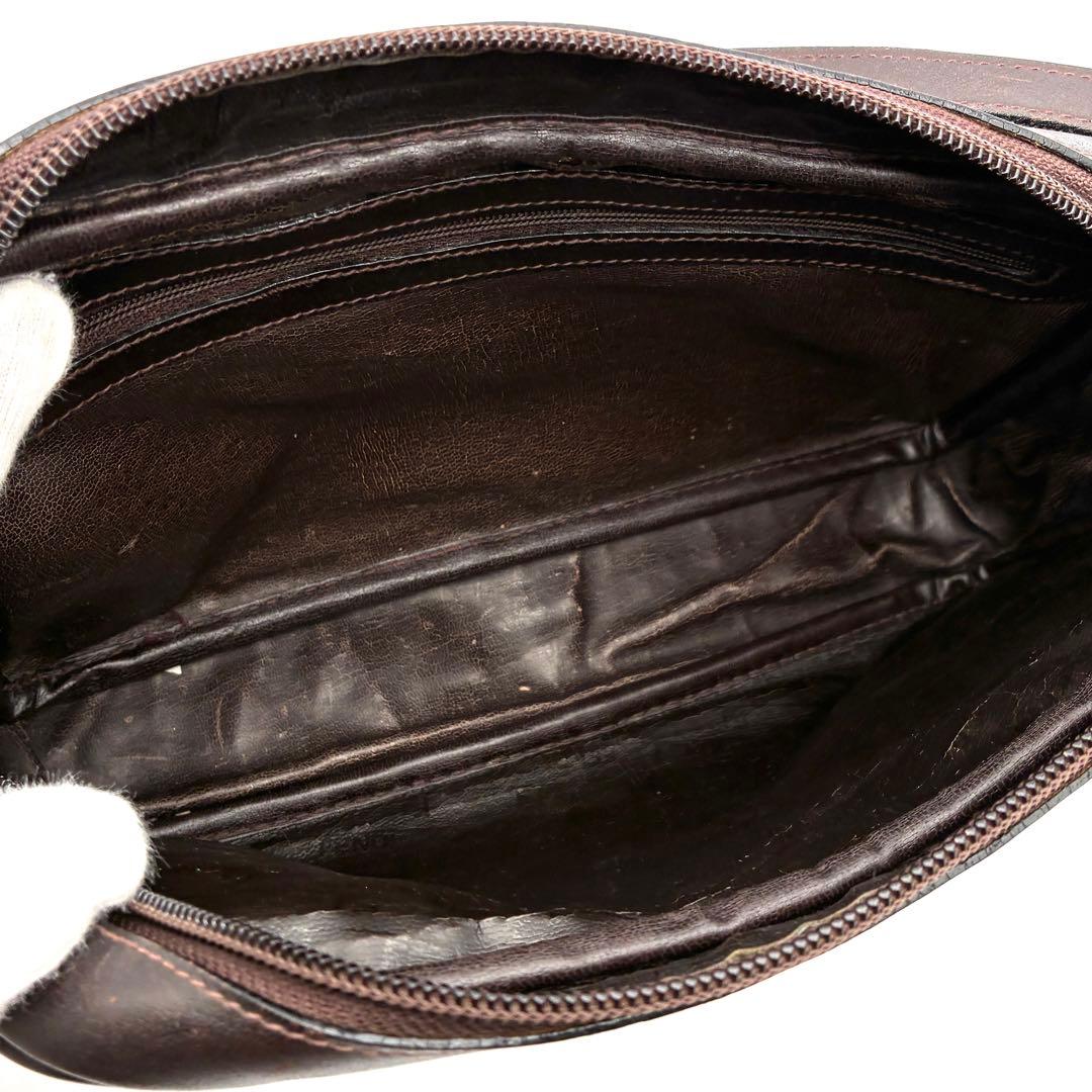 廃盤・正規品 フェンディ ショルダーバッグ ズッカ柄 FF ユニセックス 茶