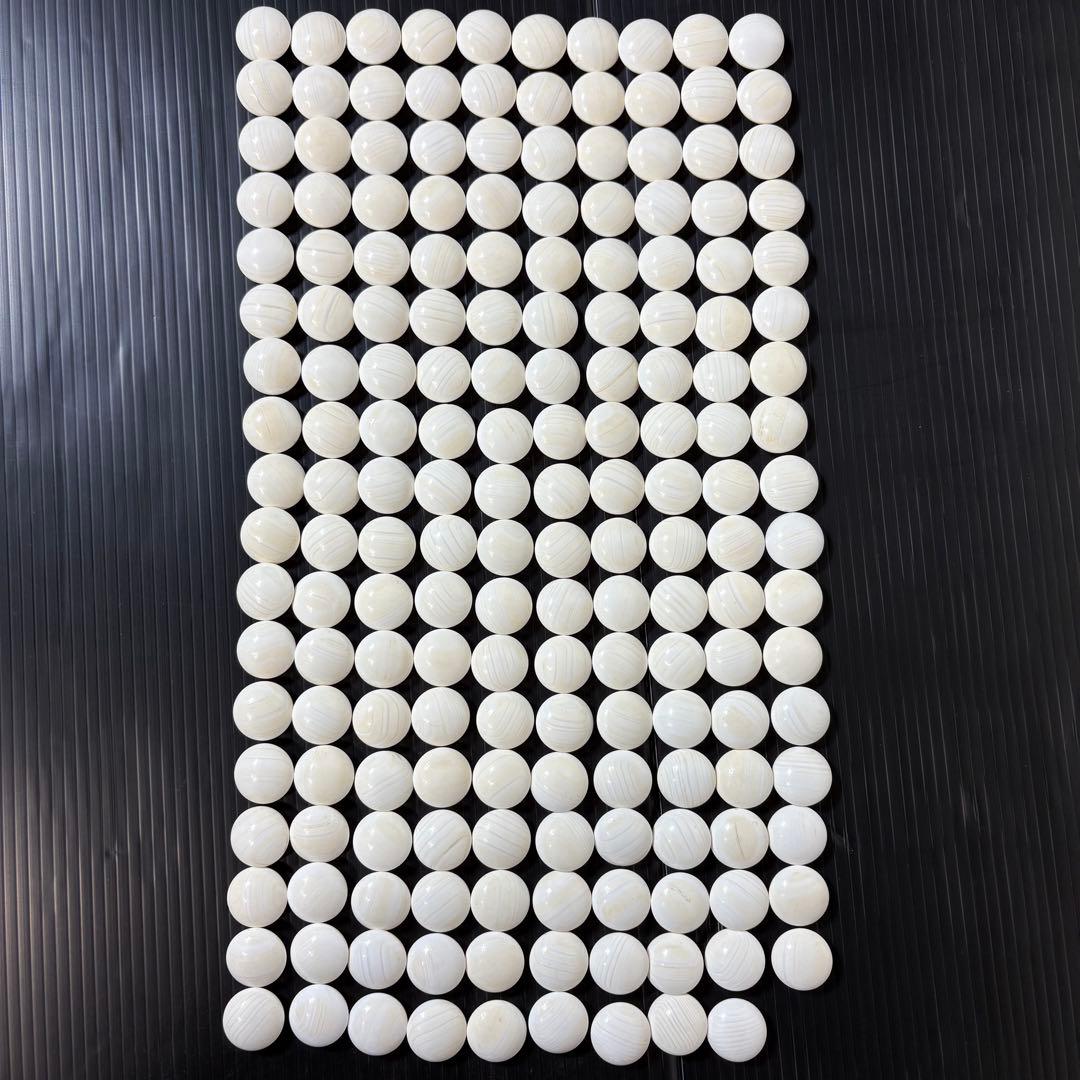 日向特製 本蛤碁石 蛤碁石 碁石 36号 那智黒石 日向 碁盤 碁笥