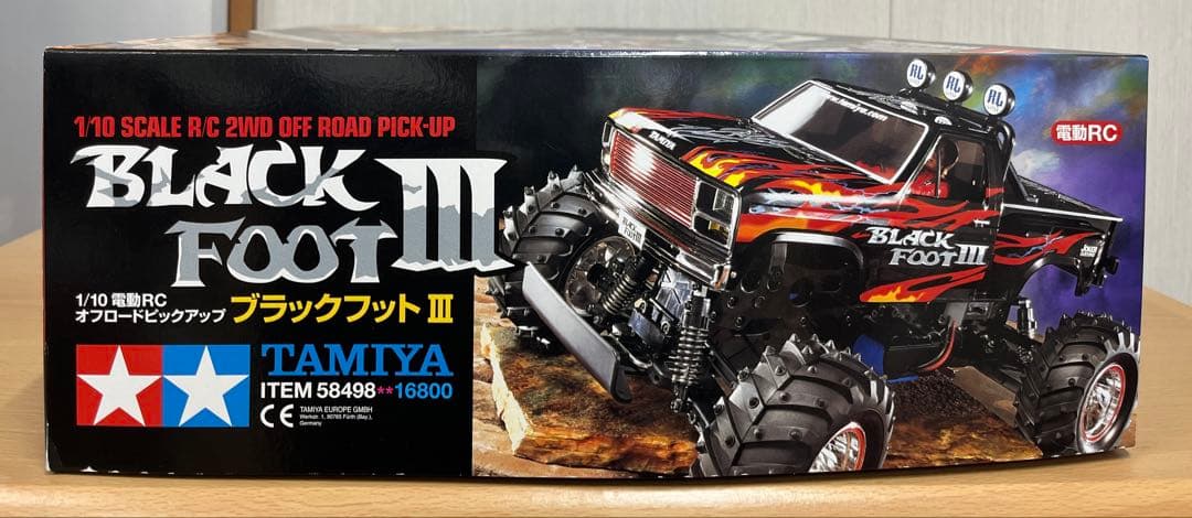 タミヤ　ブラックフットIII 1/10 ブッシュデビルⅡ 1/10