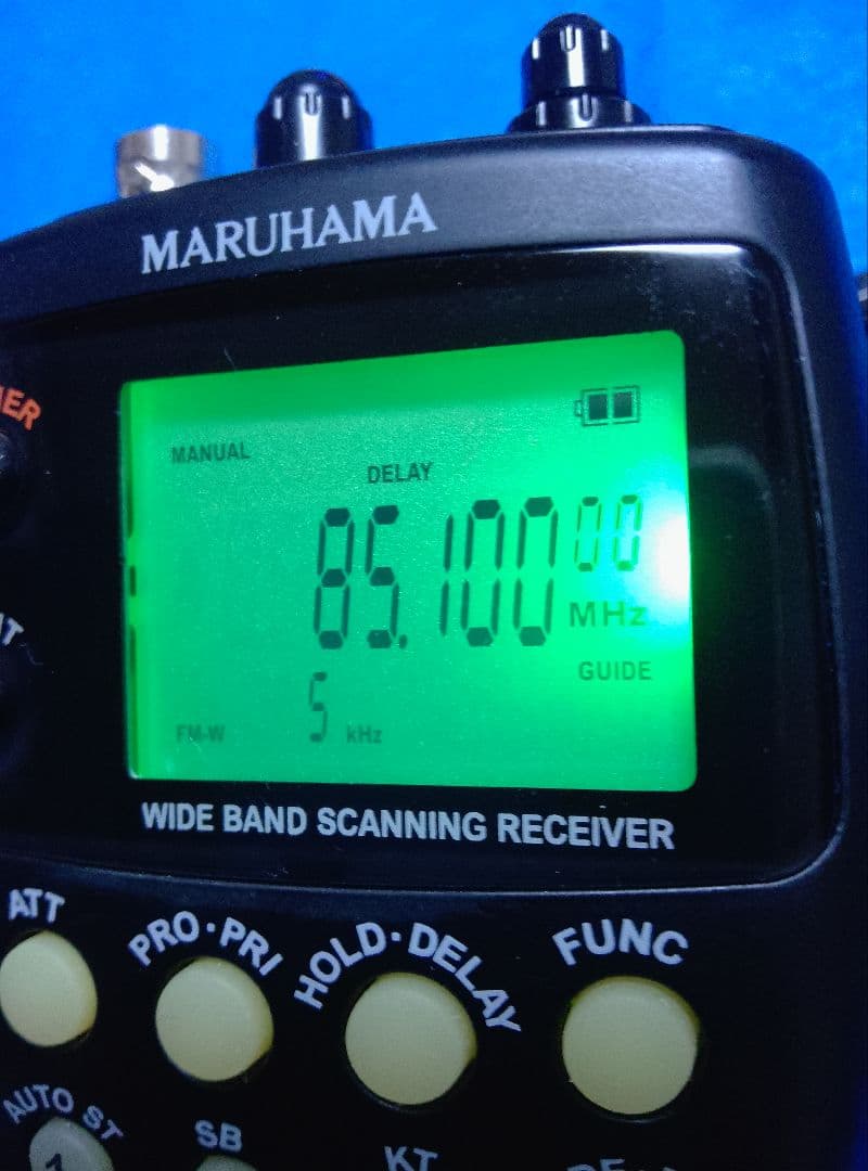 整備済 マルチ ワイドバンドレシーバー MARUHAMA RT-750 音声案内