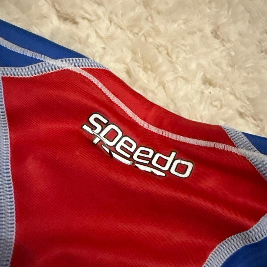speedo SD73A51N 競泳水着 SS ブルーレッドホワイキネシスカット