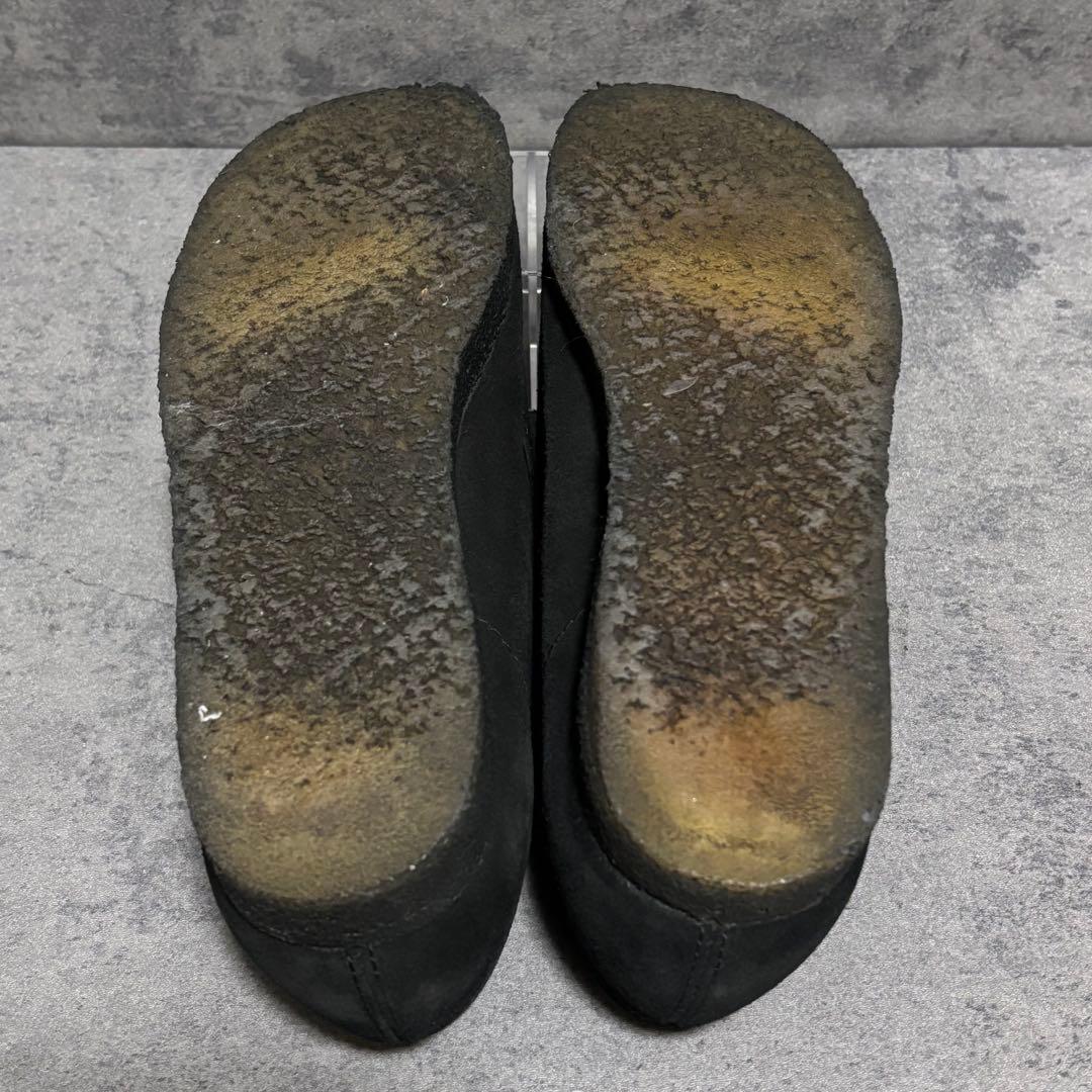 極美品　クラークスオリジナルズ　ワラビー　モカシン　ブラック　スエード　2223