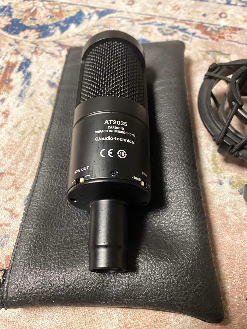 audio-technica AT2035 ショックマウント・ケース付き