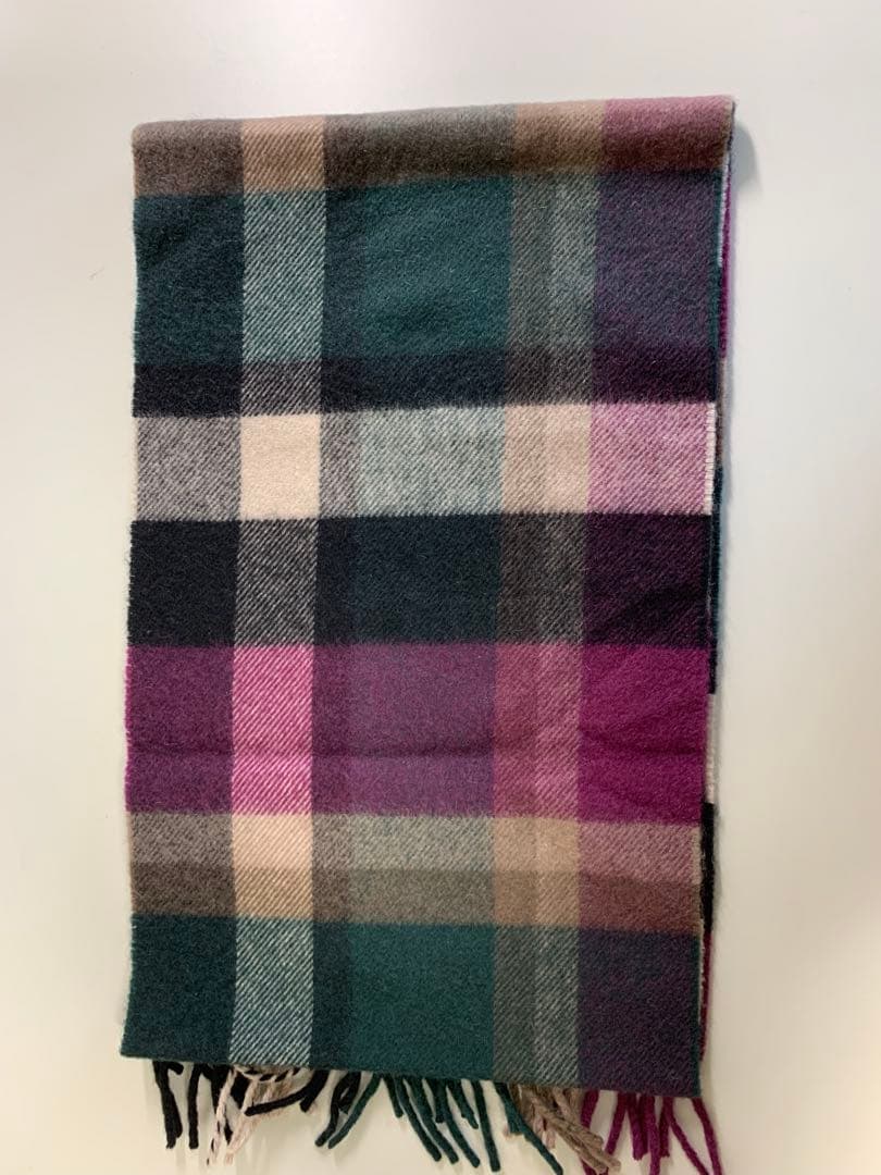 Joshua Ellis チェック柄 マフラー