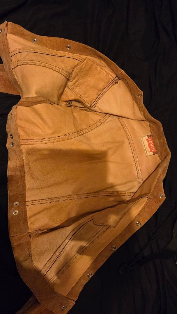 Levi's ブラウン スエード ジャケット　ヴィンテージ　。