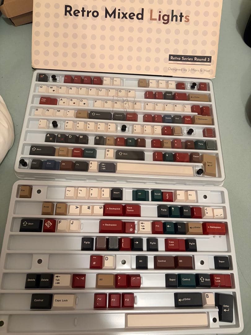 キーボード Keykobo retro mixed lights R1