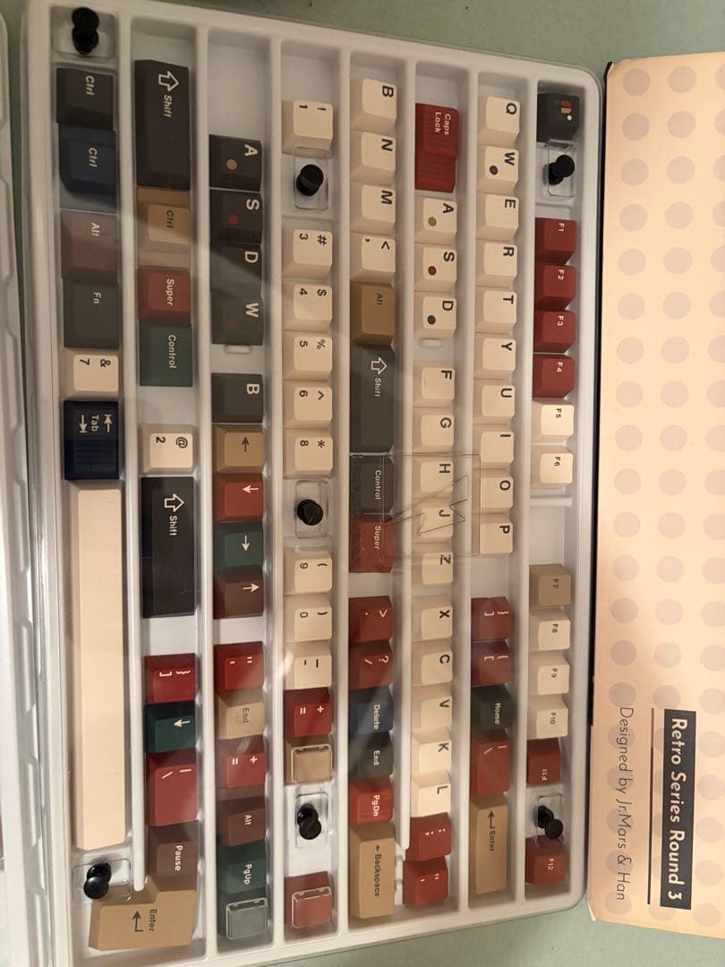 キーボード Keykobo retro mixed lights R1