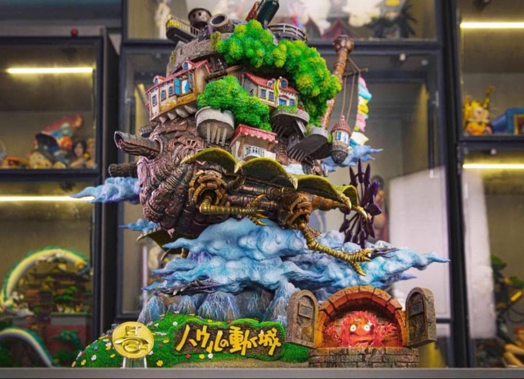 宮崎駿 映画 ハウルの動く城 彫刻フィギュア