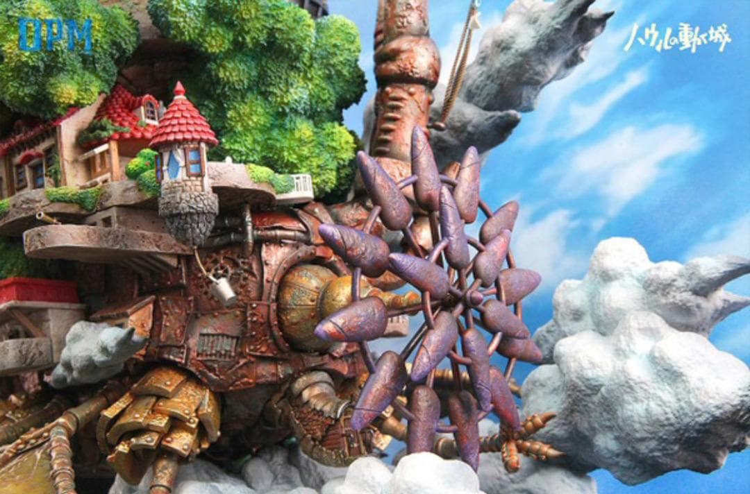 宮崎駿 映画 ハウルの動く城 彫刻フィギュア