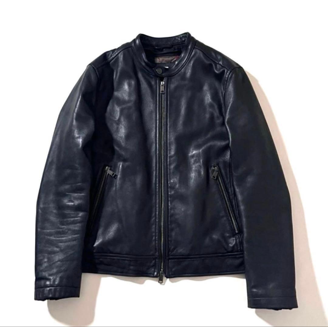【良品】ブラックレーベルクレストブリッジ　ライダースジャケット　2WAYライナー