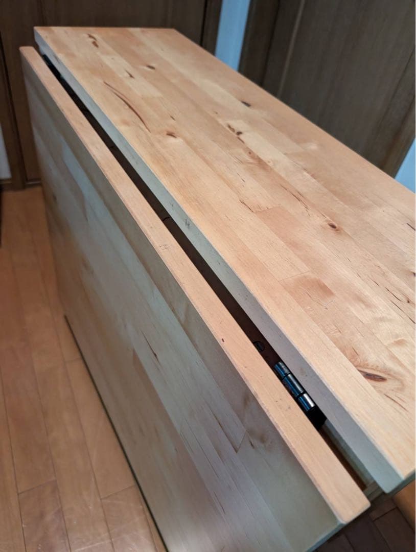 【送料込み】IKEAノールデン ゲートレッグテーブル 収納 折りたたみ