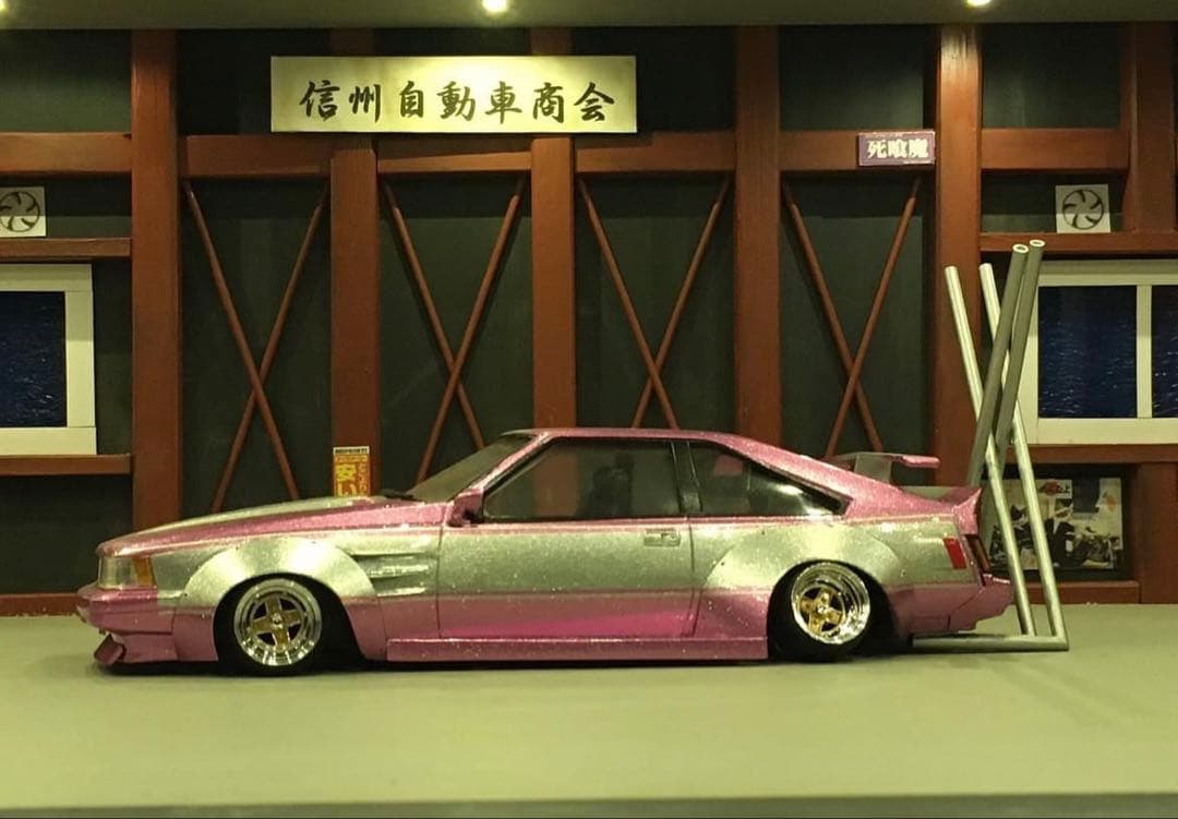 1/24 セリカXX 完成品 街道レーサー チバラギ ワークス シャコタン 族車