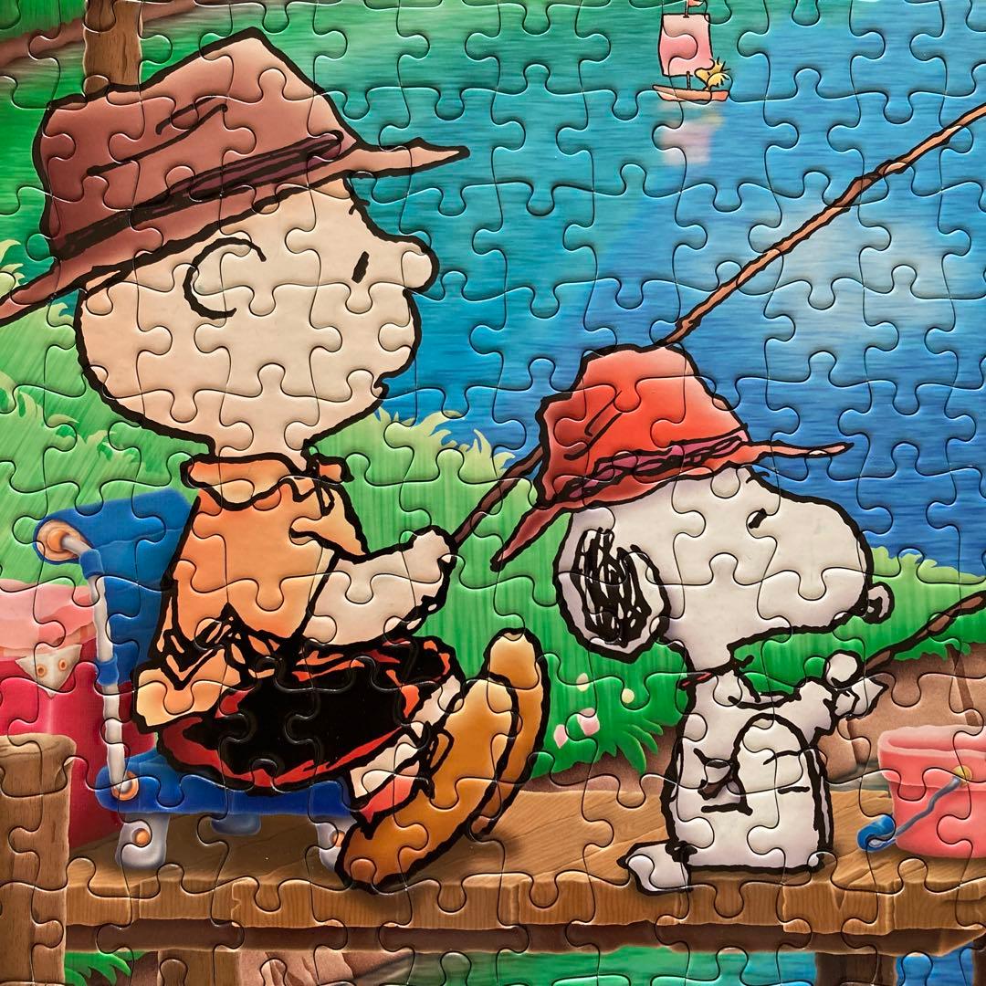 スヌーピー ピーナッツ　なかよく魚つり　ジグソーパズル　1000ピース