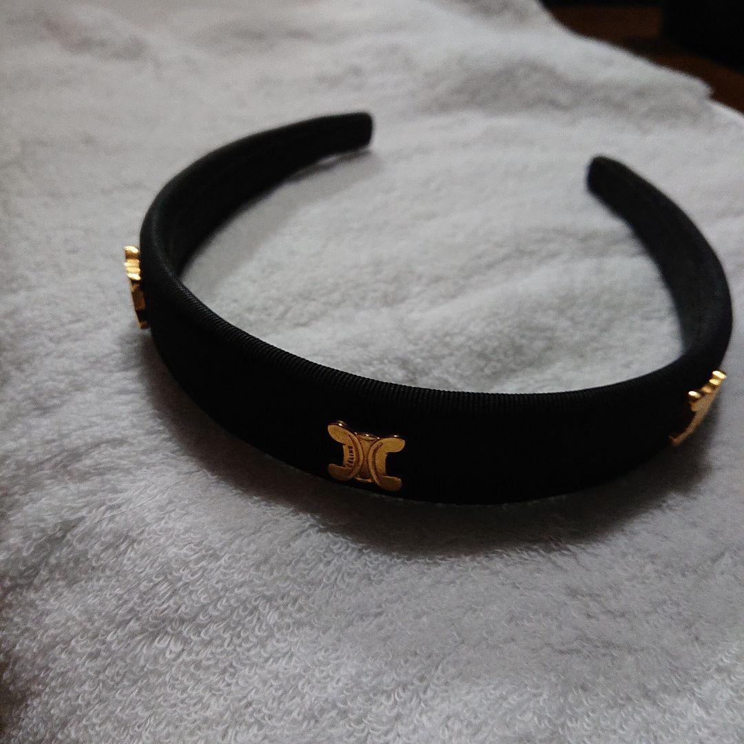 希少セリーヌビィンテージカチューシャ黒