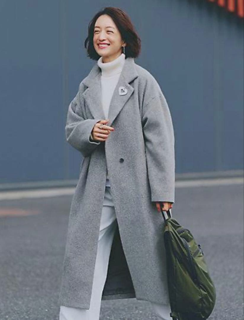 ミズイロインド LEE別注 スタンドカラーウールコート 日本製 24AW