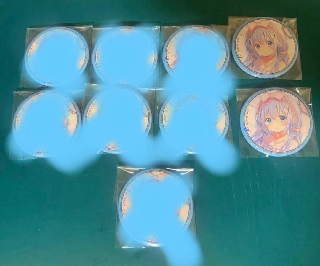 ごちうさ　チノ　缶バッジ　9個セット　東京アニメセンター