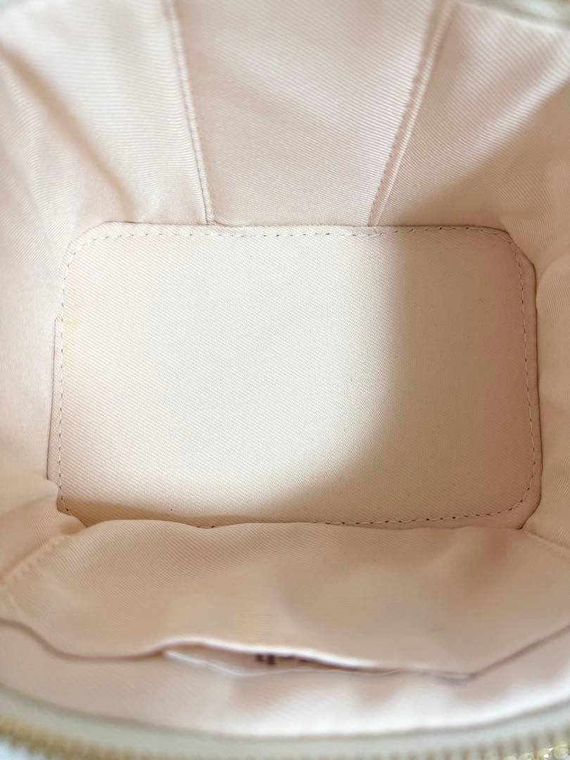 Darichキルティングスクエアミニバッグ バニティ アイボリー