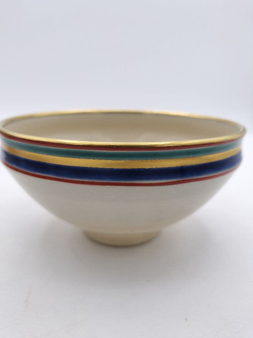 c774 数茶碗 独楽文 手塚桐鳳 10客 木箱 茶道具 古物