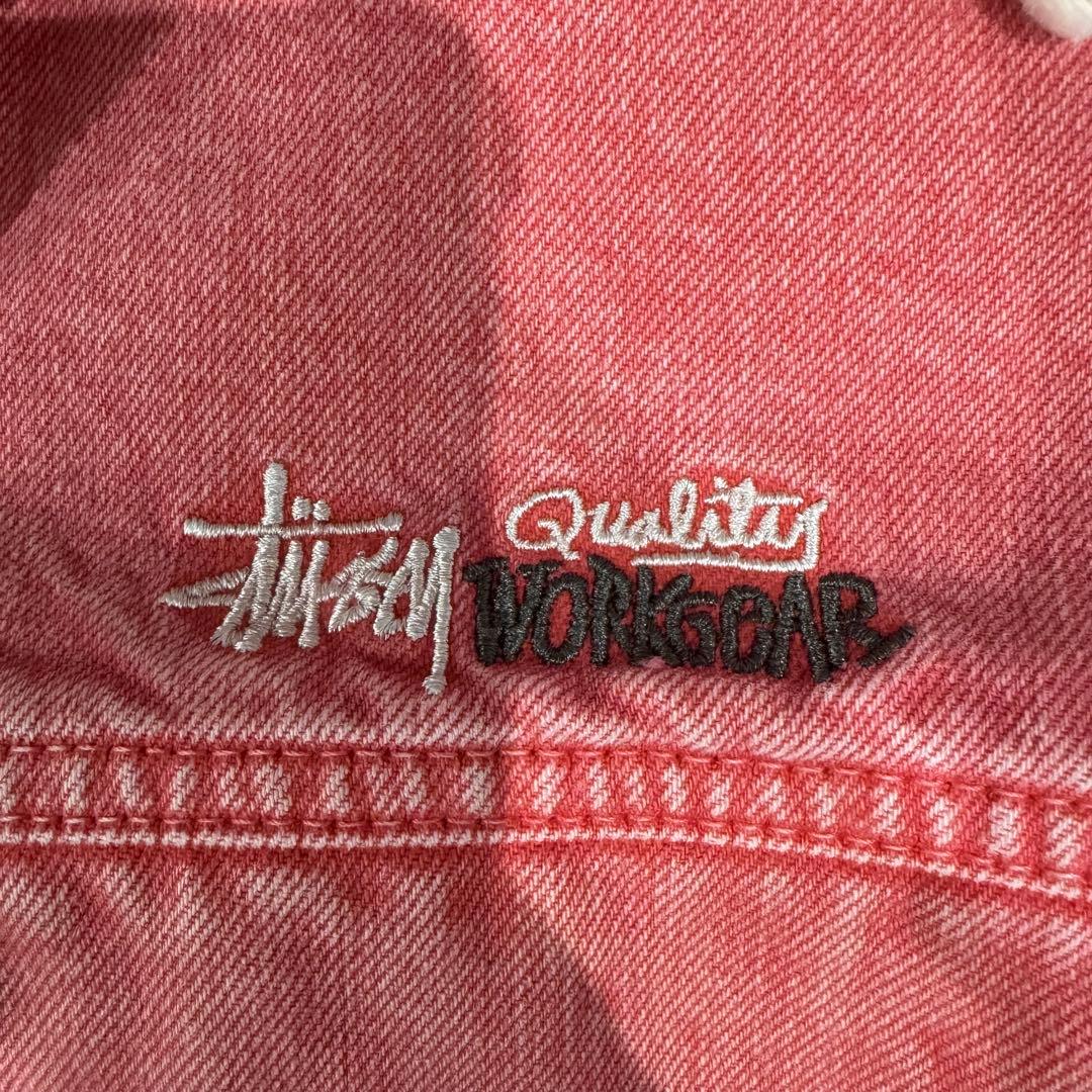 Stussy DONGBAR フード付きジャケット ピンク Mサイズ