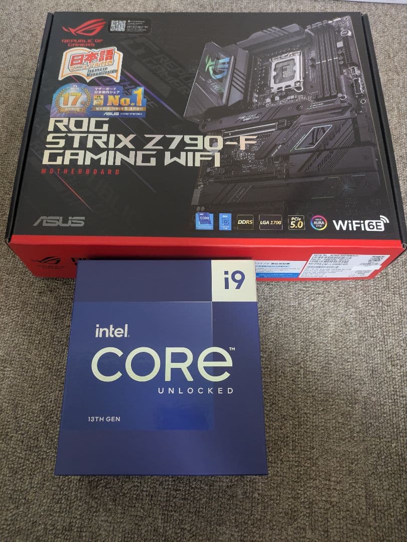Intel Core i9 13900k ASUS マザボセット
