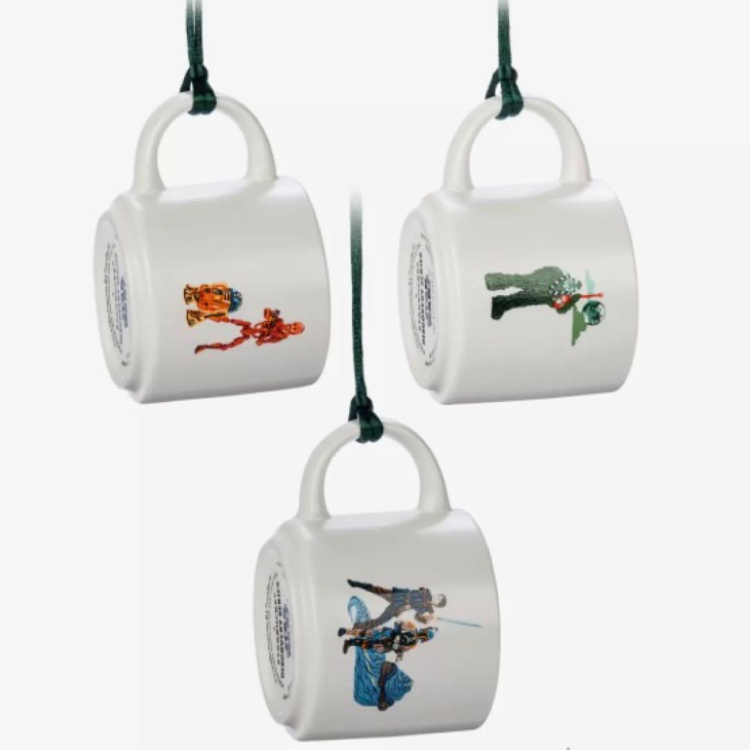 【日本未発売・新品未使用】スタバ スターウォーズ オーナメント 3点セット