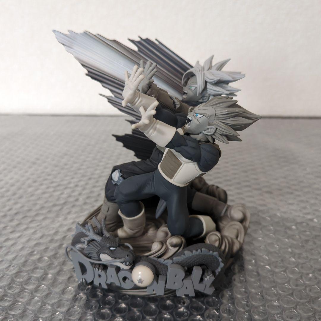 【希少】SMSDⅡ ベジータ トランクス D賞 04 白黒トーン彩色 フィギュア