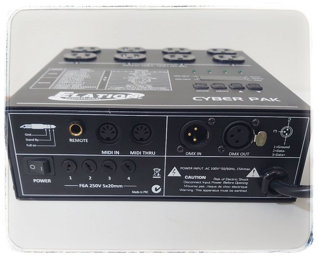 ELATION CYBER PAK イレーション ディマーパック 照明制御機器