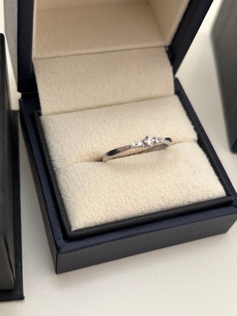 miico 再出品 ヴァンドーム青山プラチナリング 9号 美品