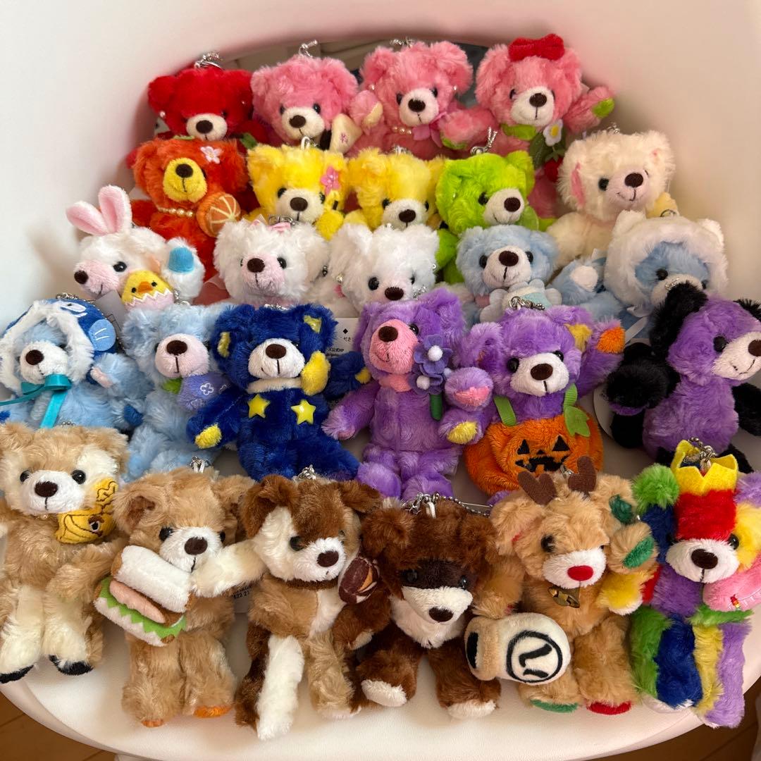 ご当地ベア ぬいぐるみ キーホルダー まとめ売り