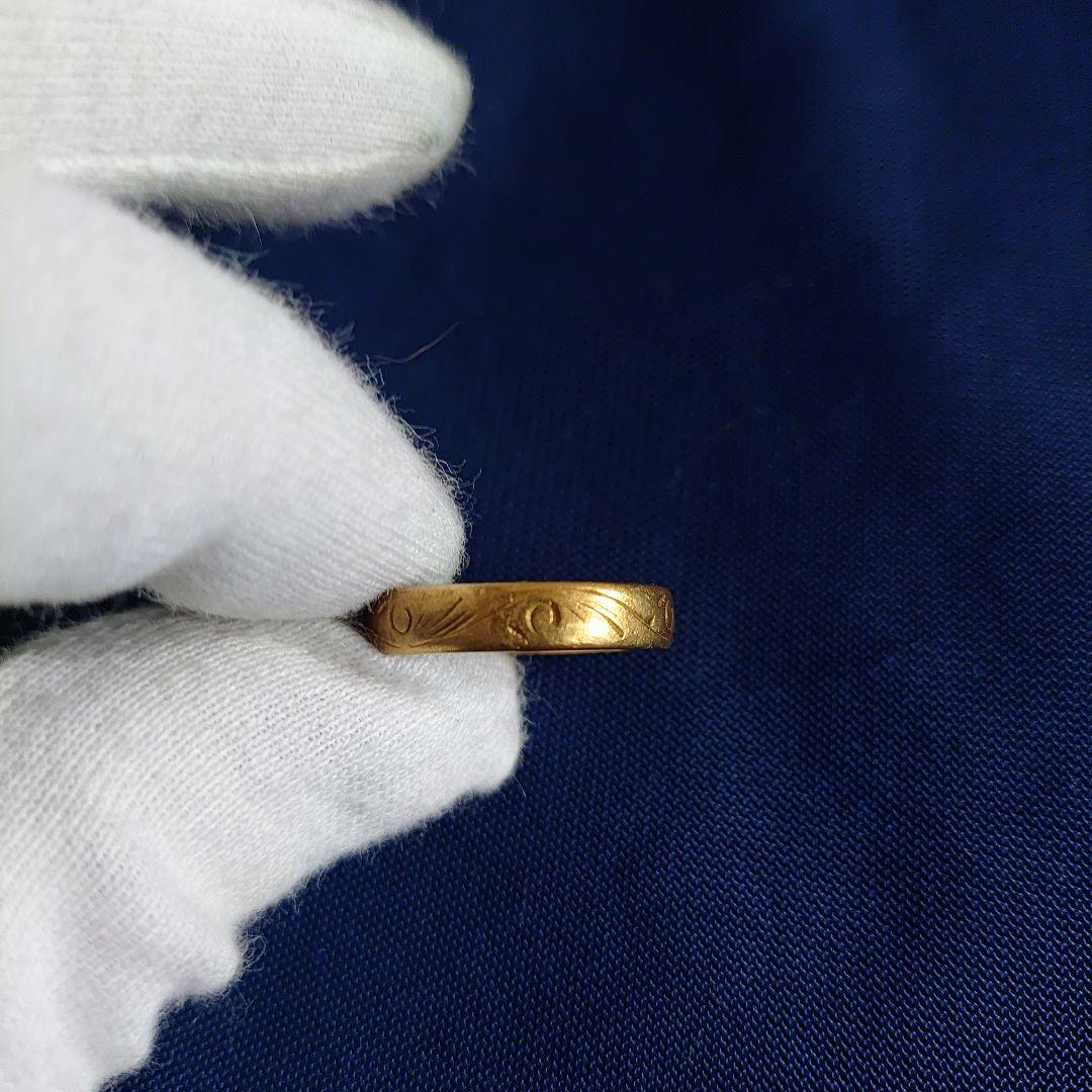 【もみじ】鑑定済K18/750 造幣局マーク　18金指輪/リング