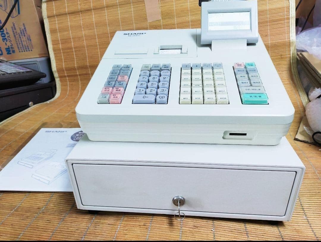 シャープレジスター　XE-A407　PC連携売上管理　上位機種　060111