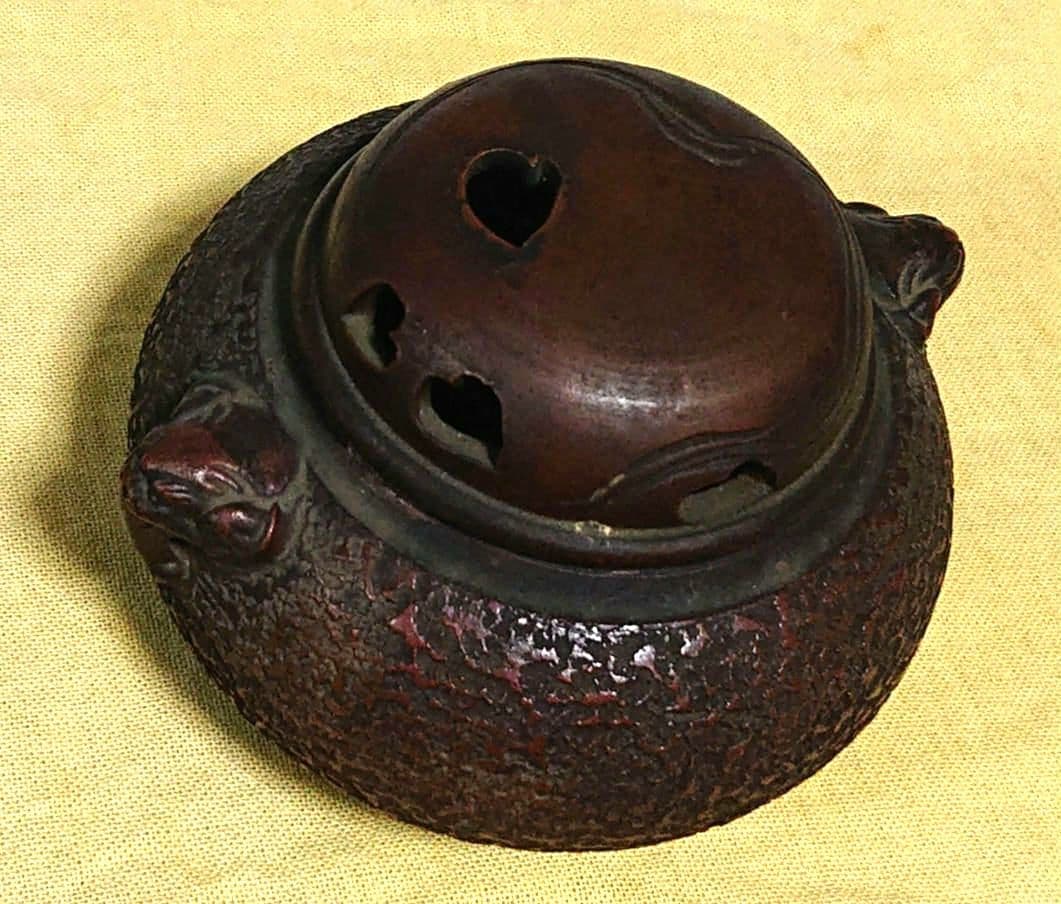 備前焼 香炉 木箱付き