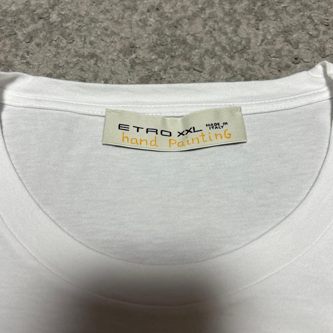 ETRO hand PaintinG エトロ　Tシャツ