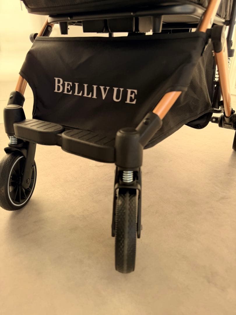 未使用 開封済み BELLIUVE ペットカート ブラック 25kgまで　分離式