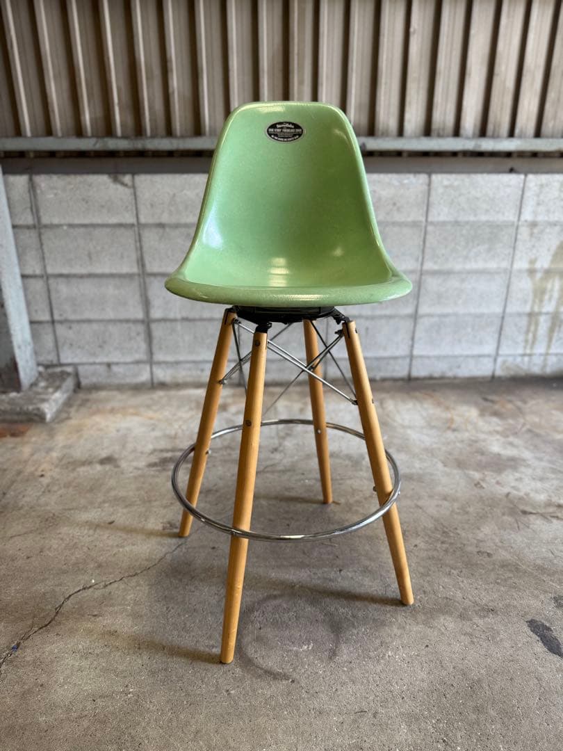 【展示品・中古】MODERNICA モダニカ バースツール グリーン②