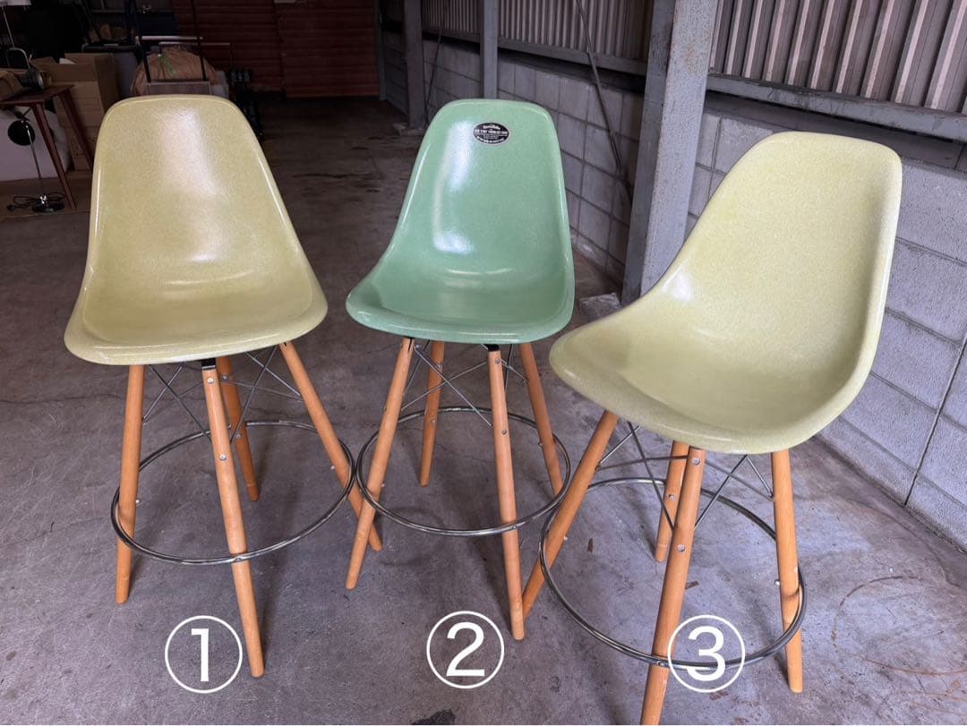 【展示品・中古】MODERNICA モダニカ バースツール グリーン②