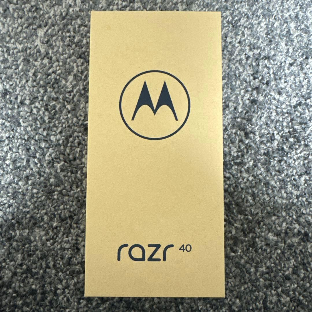 Motorola razr 40　未使用品
