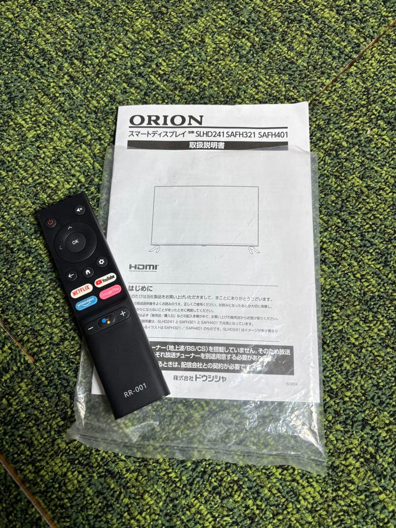 テレビ ORION 40V FHD android TV