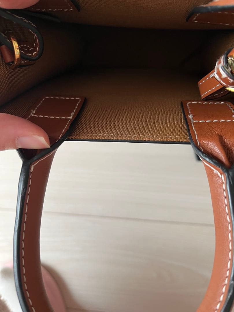 CELINE トリオンフ キャンバス ミニ カバ ヴァーティカル　1/14発送