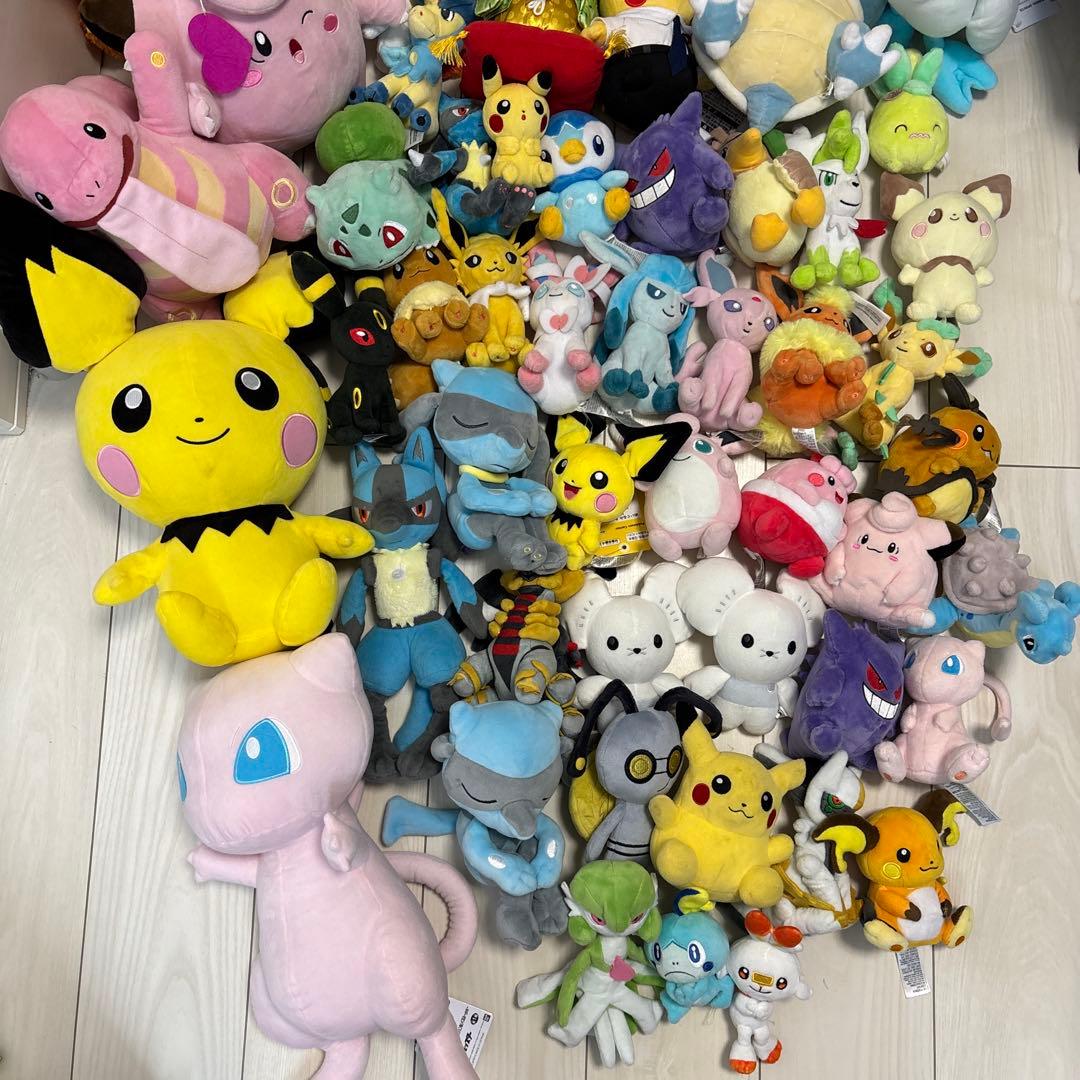55匹まとめ売り！ pokemon ポケモンセンター ポケモンぬいぐるみ