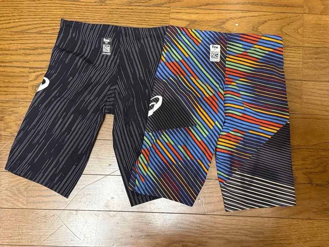 アシックス　高速水着　競泳水着　トップインパクト　2枚セット　S